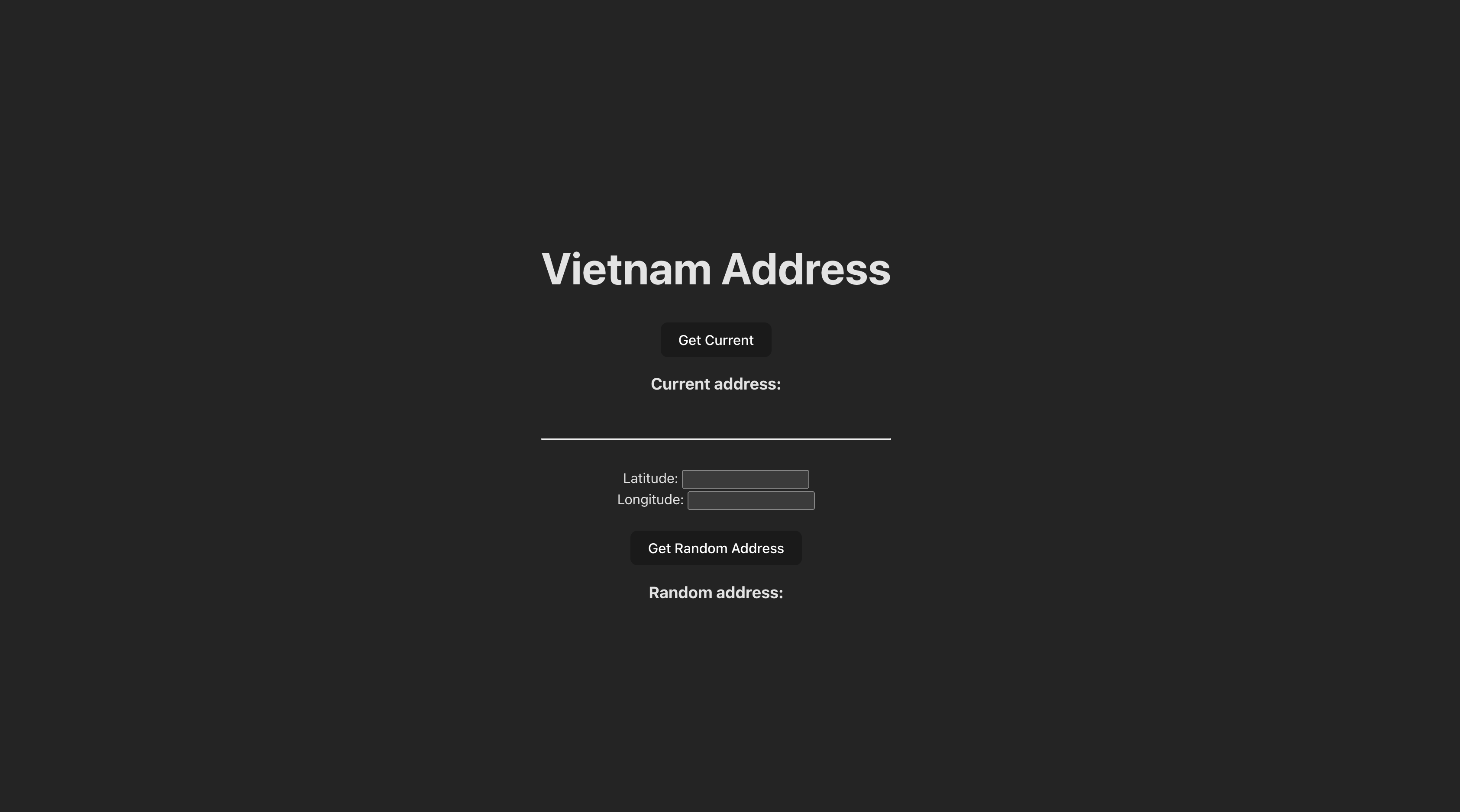 Get Address no Google API